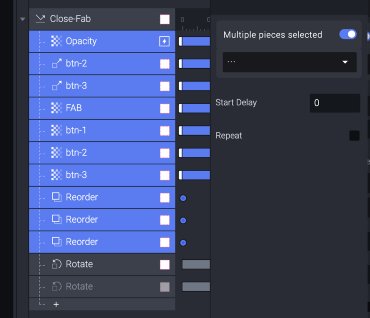 Copy actions from Close-Fab trigger