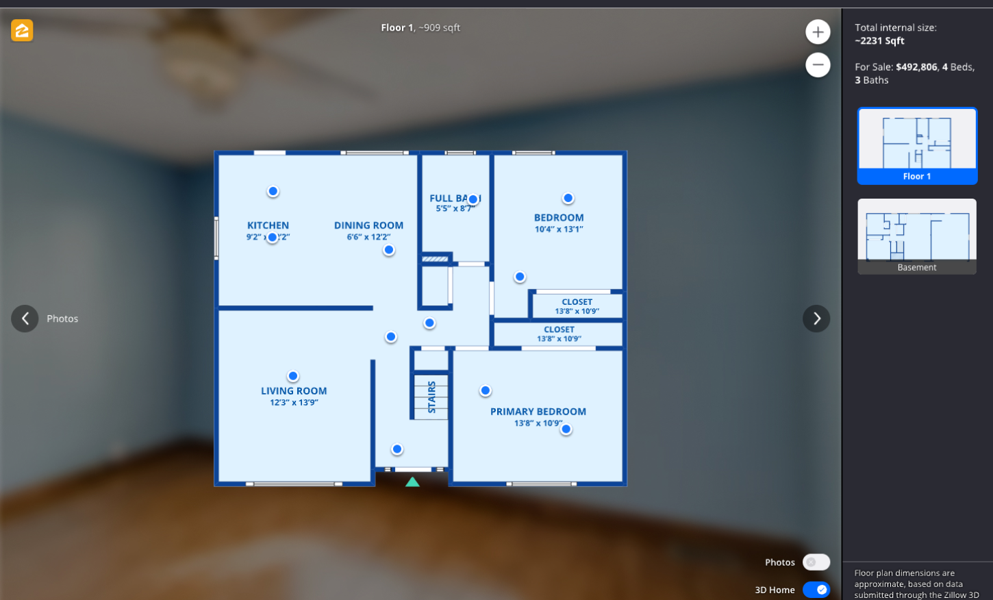 floor plans zillow