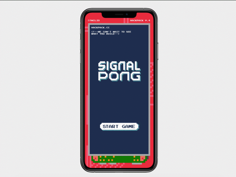 signal pong mobile app game prototype gif