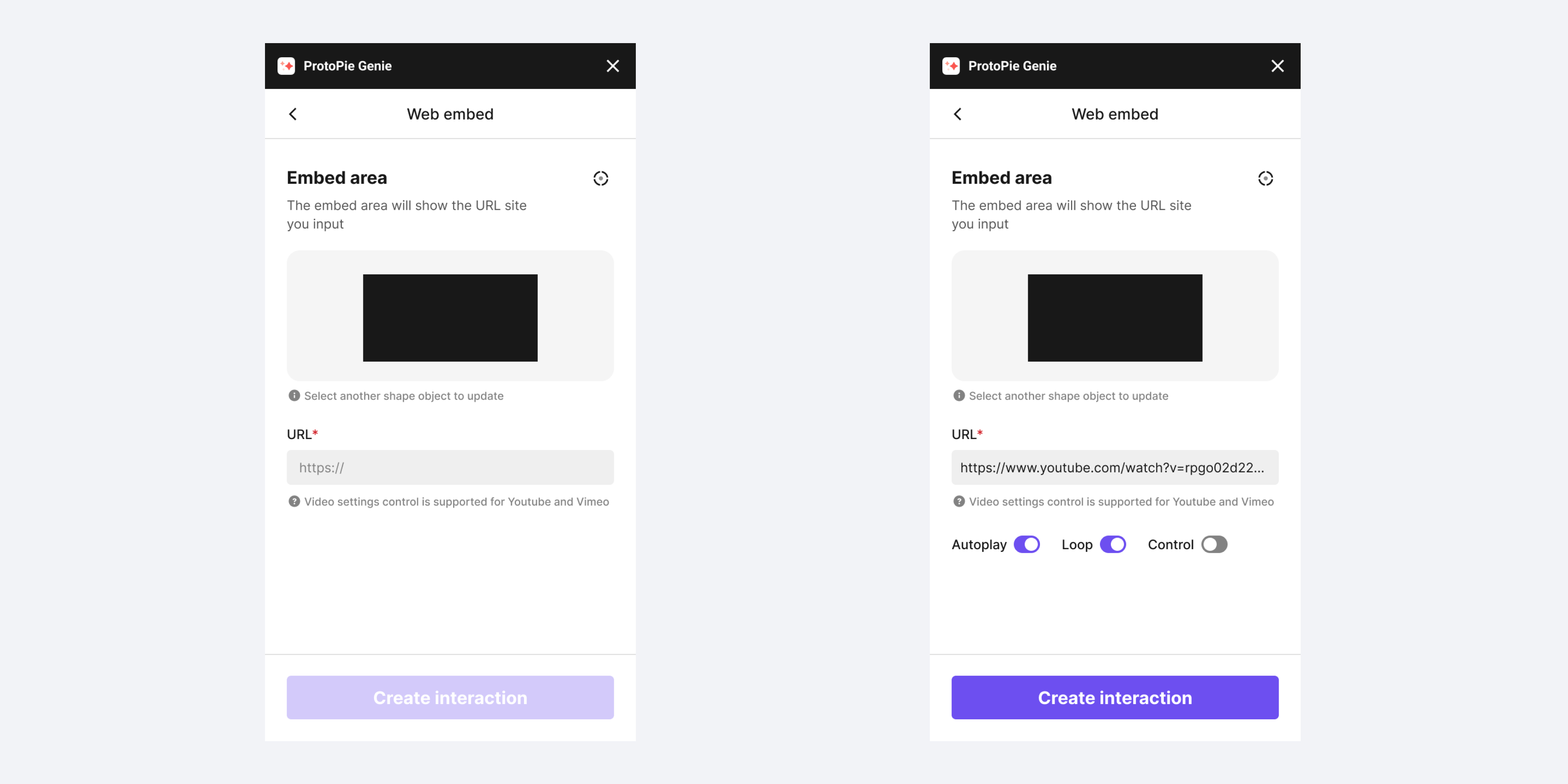 Integrate web-embedded content into your prototype.