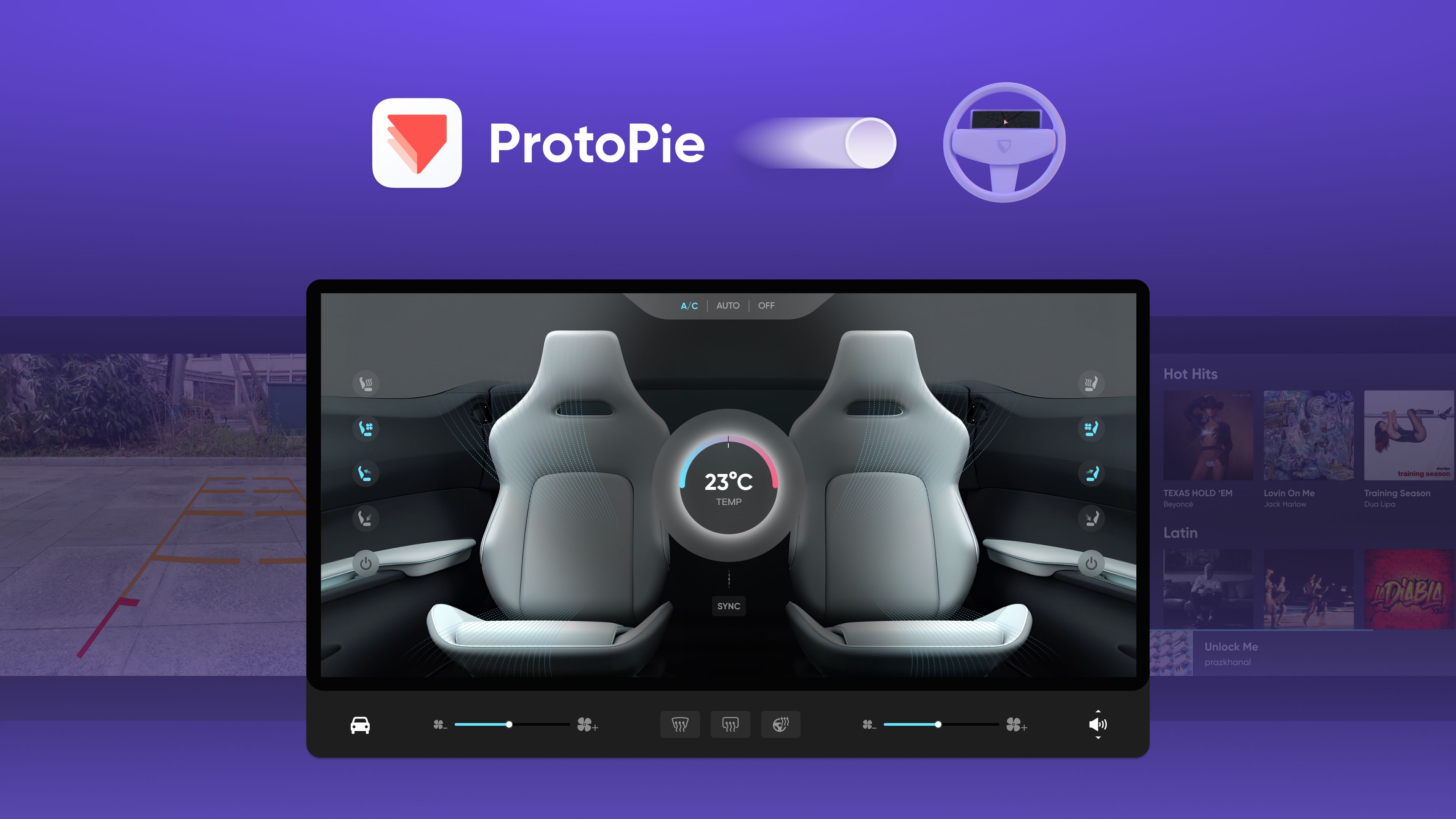 ProtoPie for Automotive HMI Design