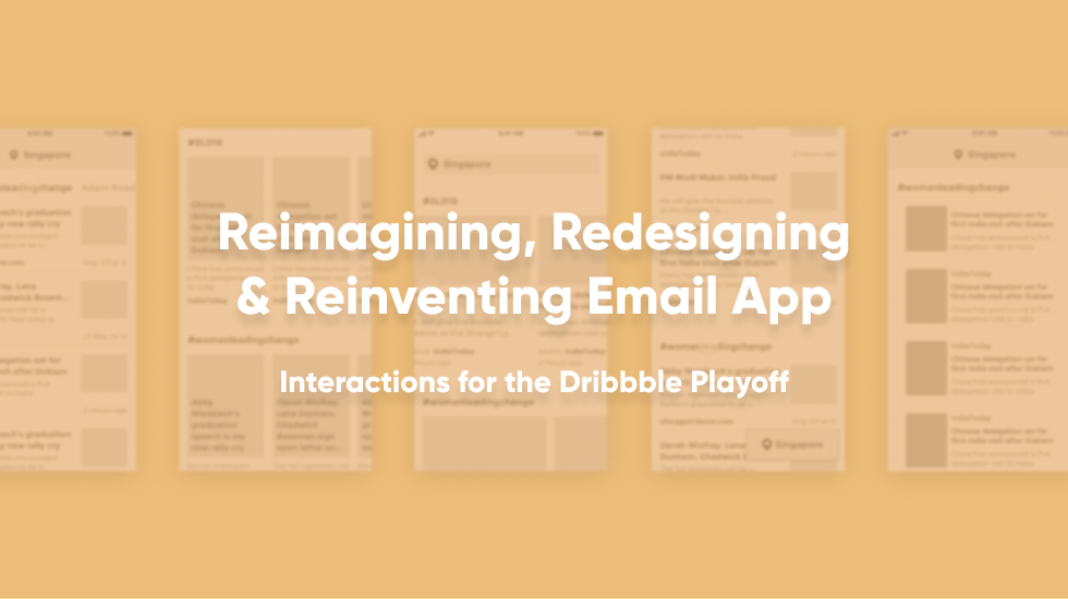 Reimagining redesigning and reinventing email app thumbnail