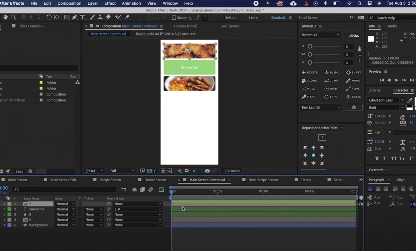 adobe after effects ui prototyping