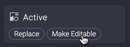 Make the Active layer editable