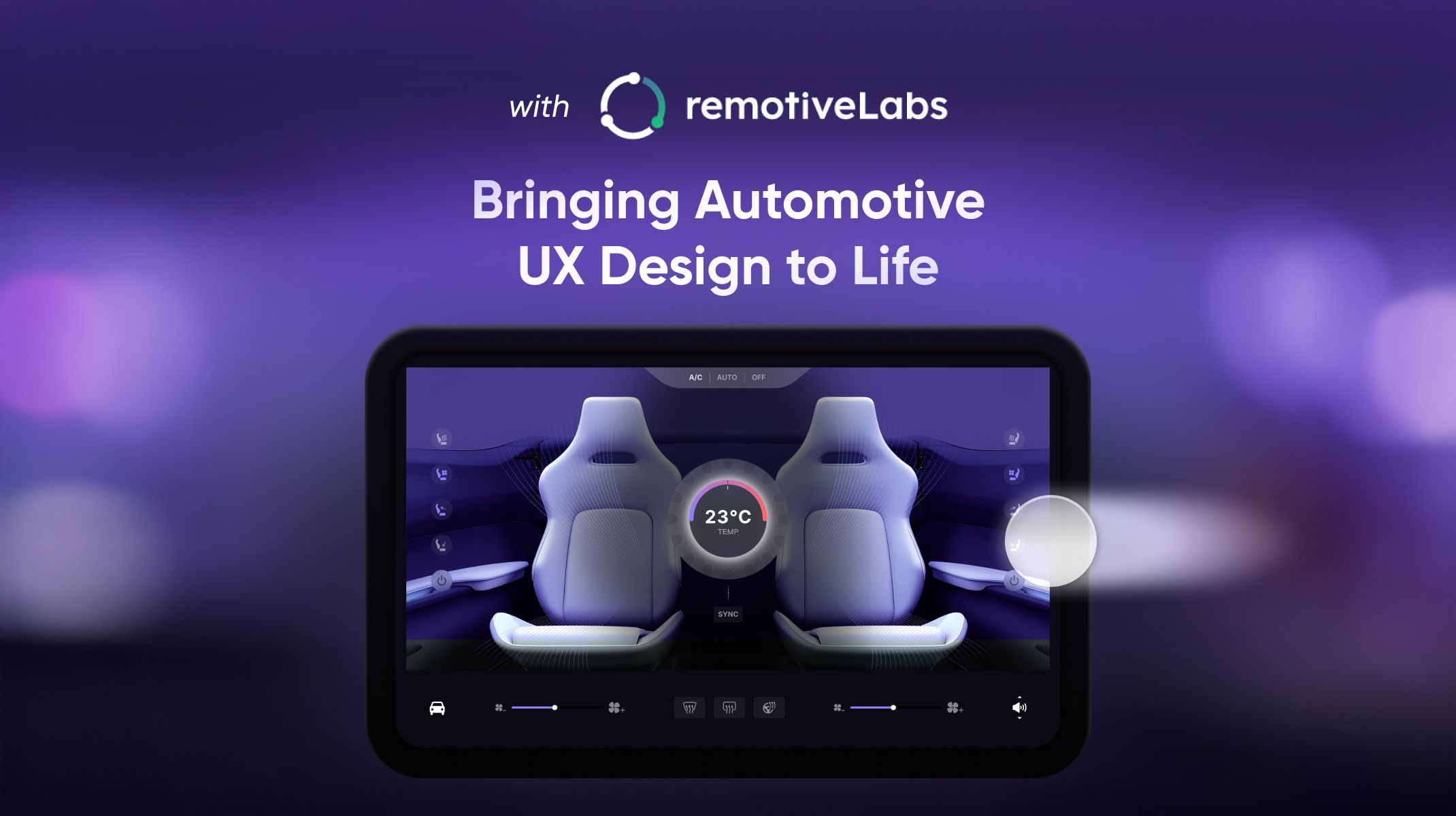 Automotive UX Design with ProtoPie and RemotiveLabs
