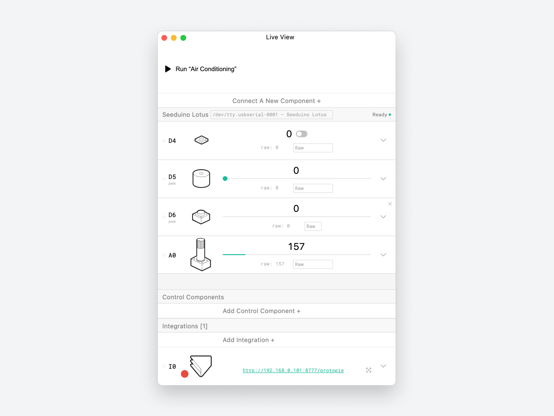 blokdots Line View setup