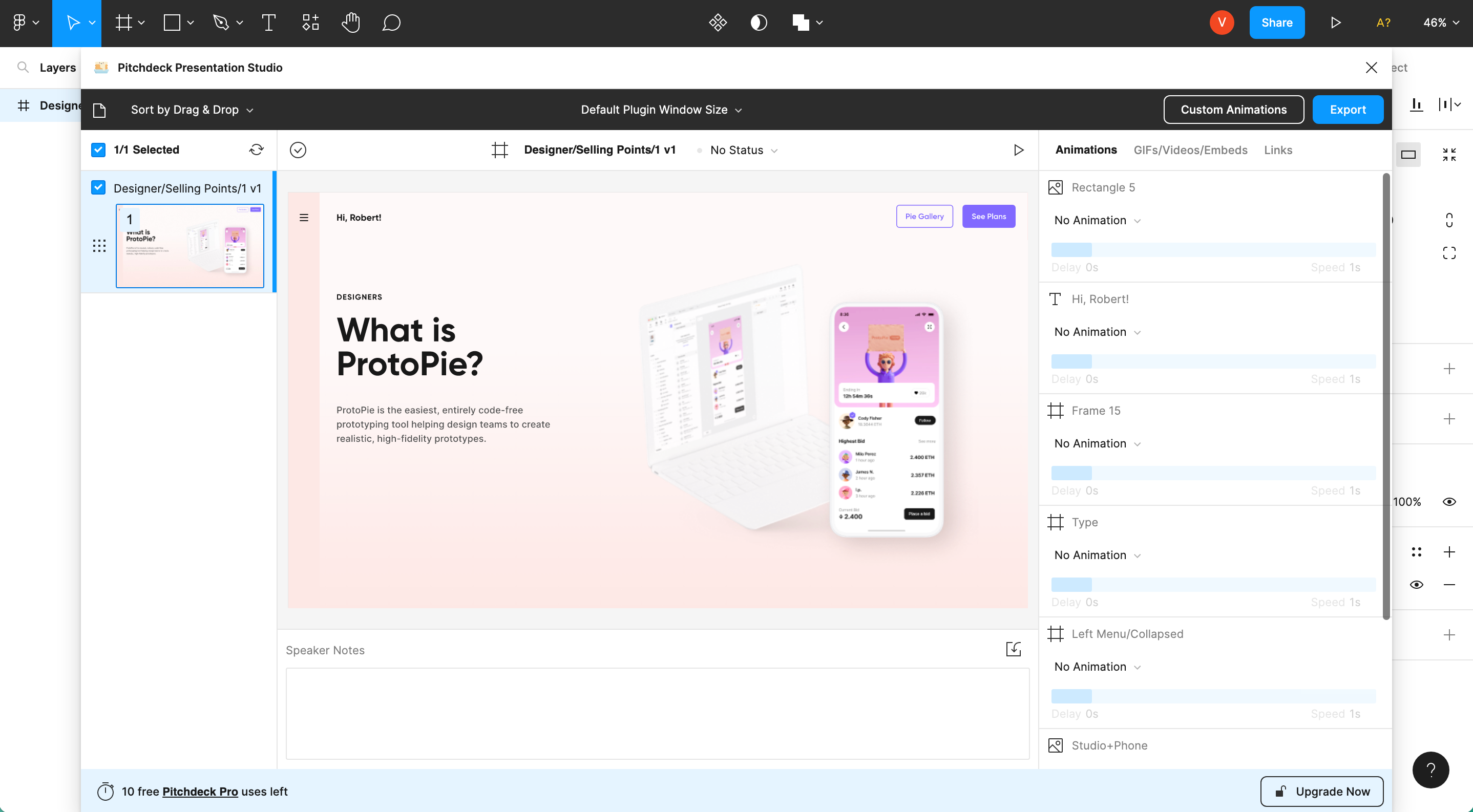 pitchdeck figma plugin