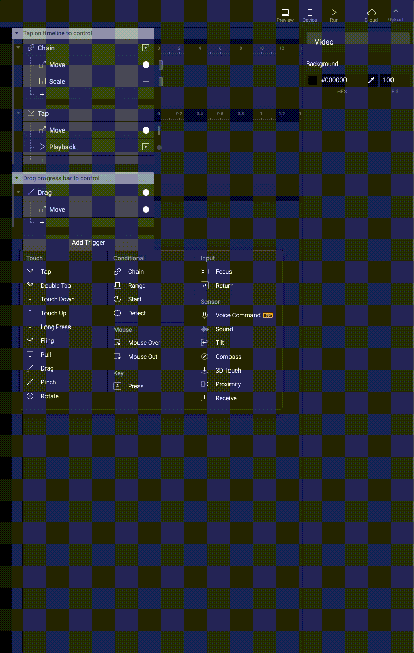 Making the video seek to the timestamp
