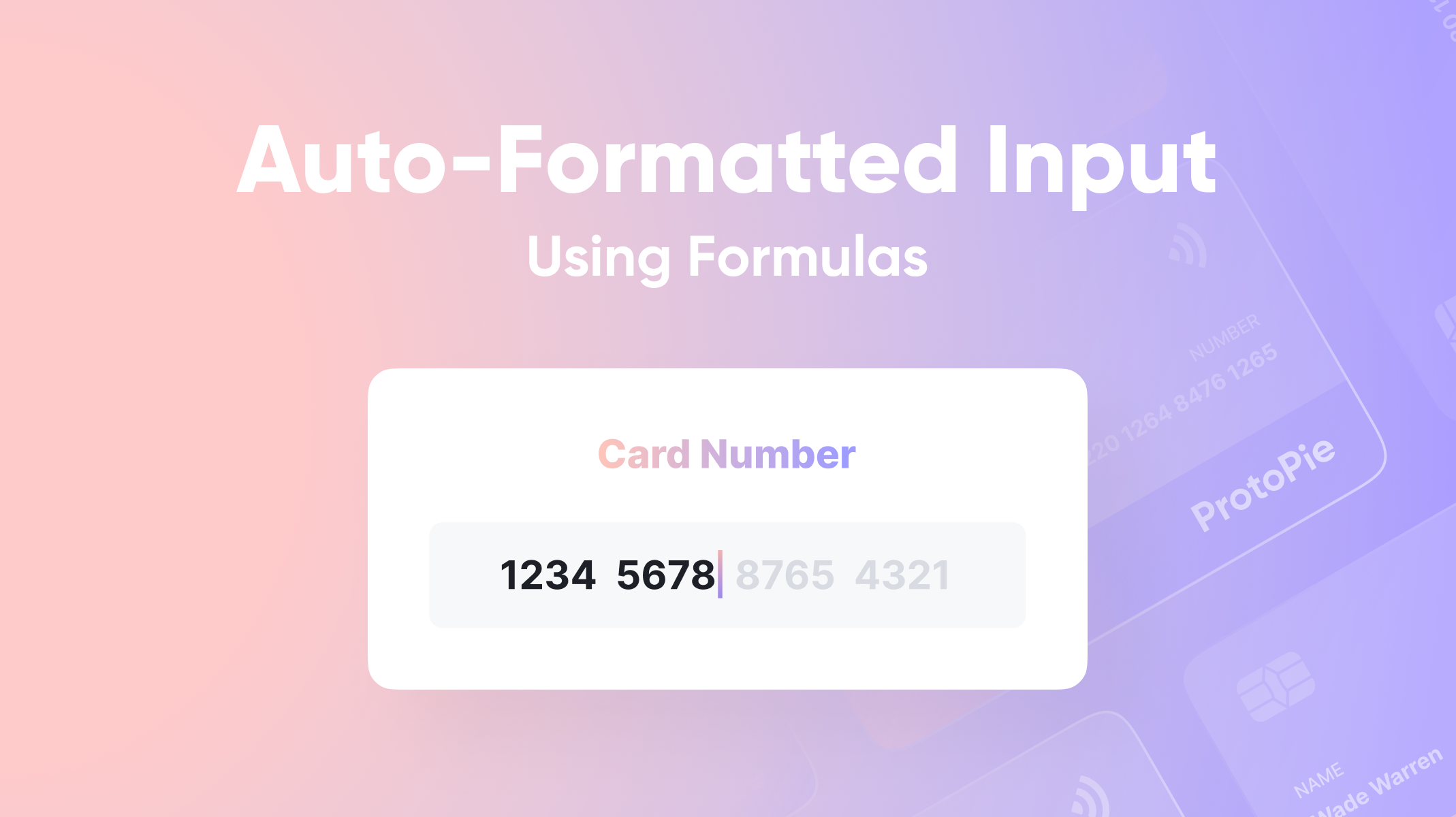 Auto-Formatted Input Using Formulas Thumbnail