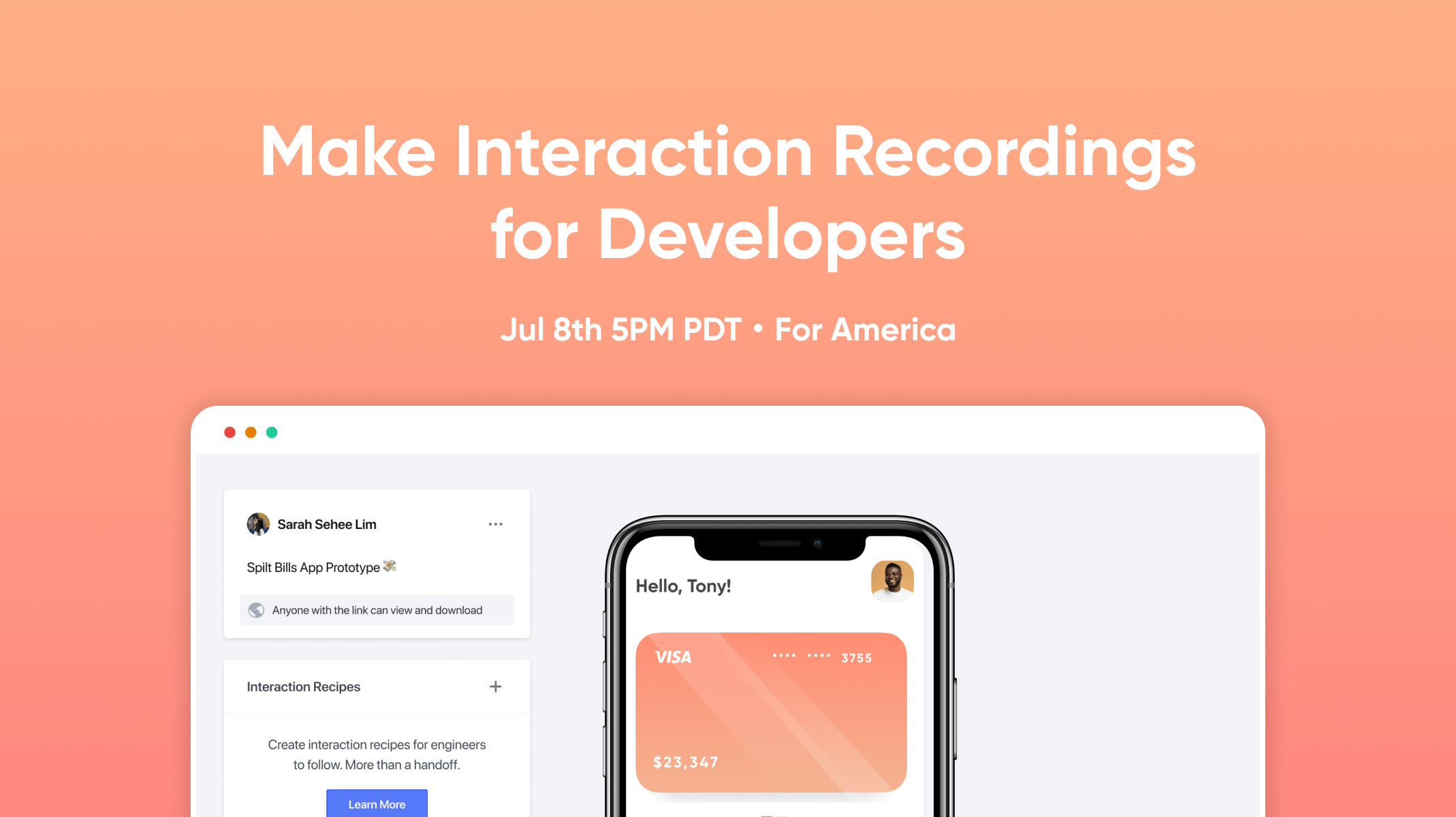 Make Interaction Recordings for Developers workshop thumbnail