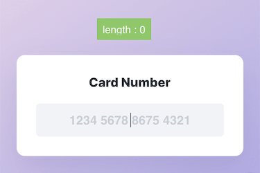 GIF showing the prototype limiting the max character limit at 22.