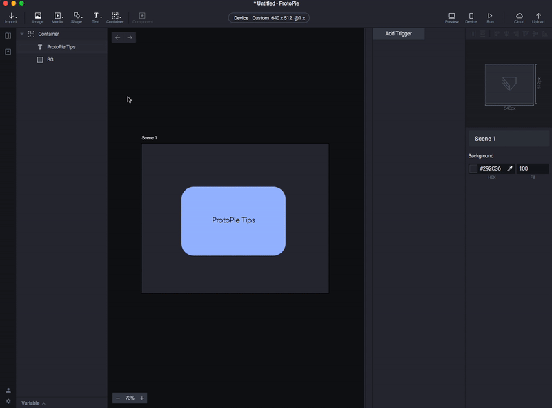Constraints feature demo gif