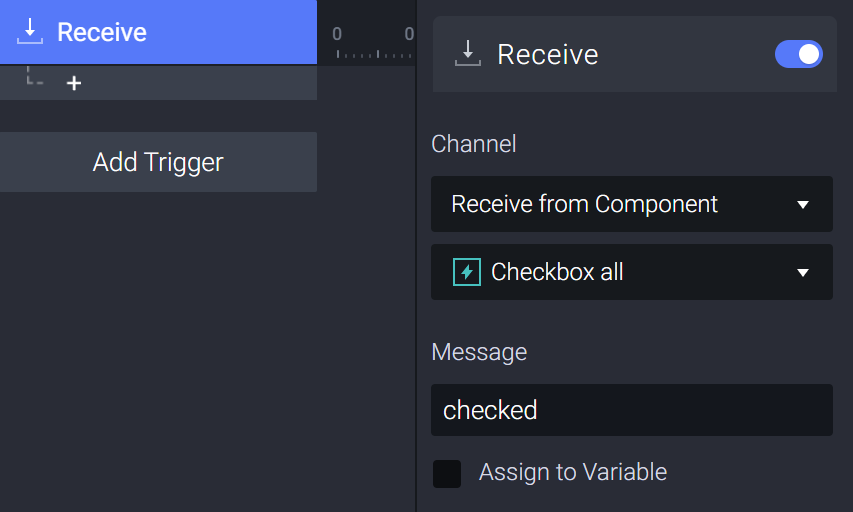 Add a Receive trigger
