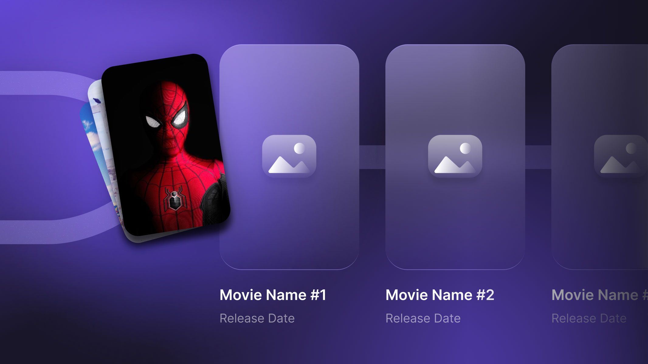 movie database website design thumbnail