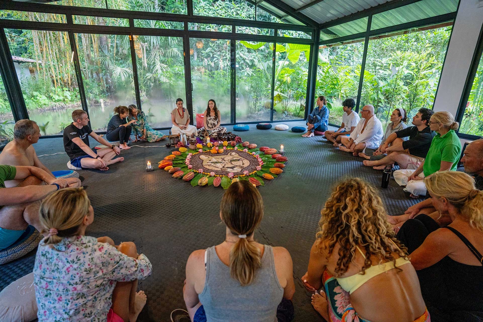 Amazon rainforest with Dave Asprey supporting photo from Unlimited life experience.