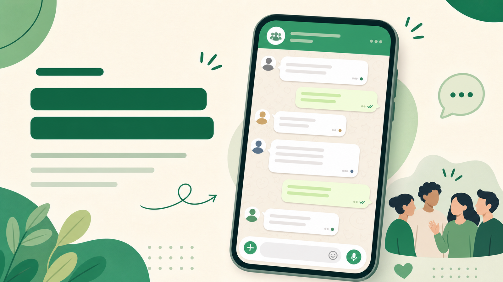 How to Make a WhatsApp-Style Group Chat Mockup