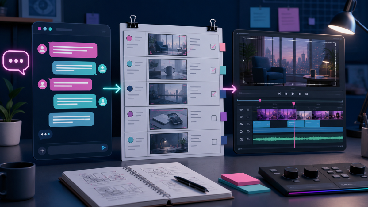 Chat Simulator for Video Scripts: Turn Dialogue into a Clear Shot Plan
