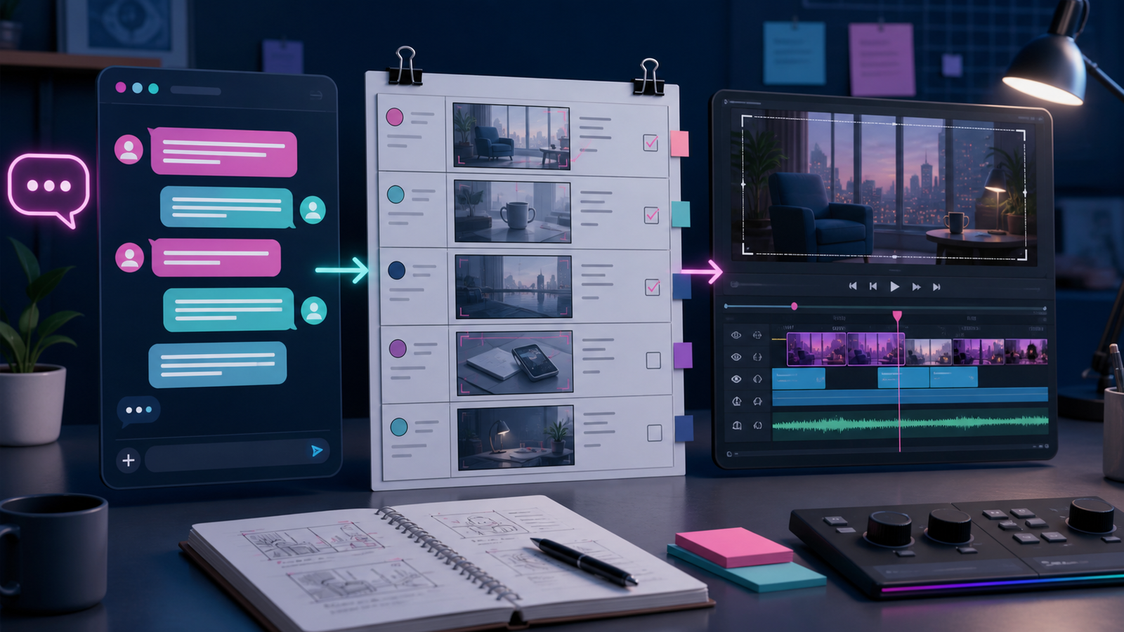 Chat Simulator for Video Scripts: Turn Dialogue into a Clear Shot Plan