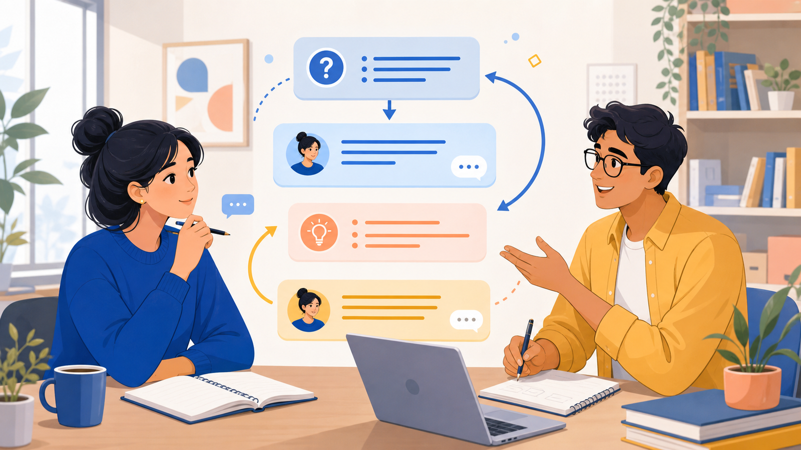 Job Interview Practice in Chat: A Structured Role-Play and Feedback Loop