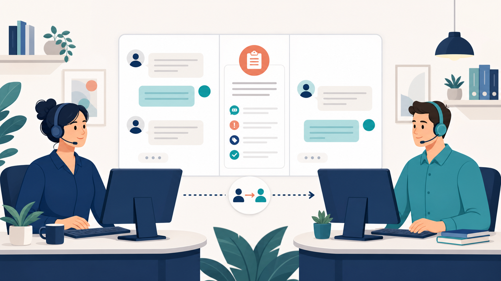 A Customer Support Handoff Chat Case: Passing Context Without Repetition
