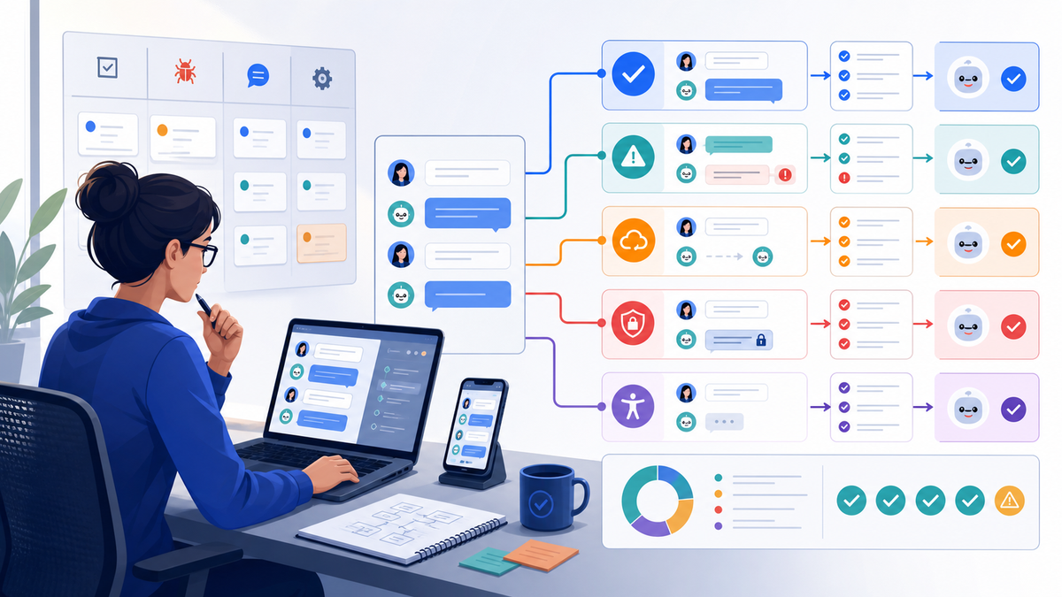 Chat Simulator for Software QA Testing: Turn Conversation Flows into Test Cases