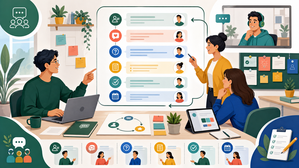 Chat Simulator for Workplace Communication Training: Practice Clear Project Updates