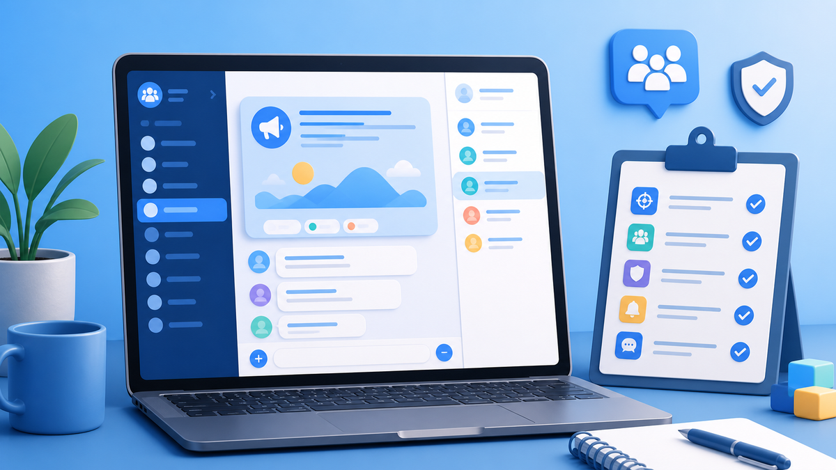 How to Create a Telegram-Style Chat Mockup for Community Announcements