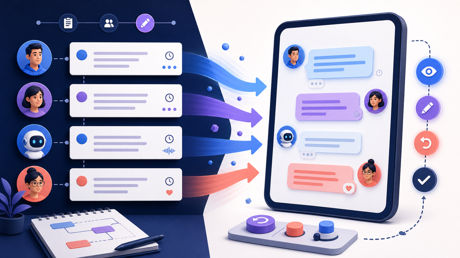 How to Turn a Conversation Script into a Clear Chat Mockup