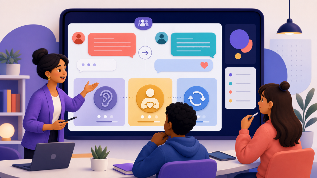 Classroom Role-Play Chat Scenario: Teaching Clear and Respectful Feedback