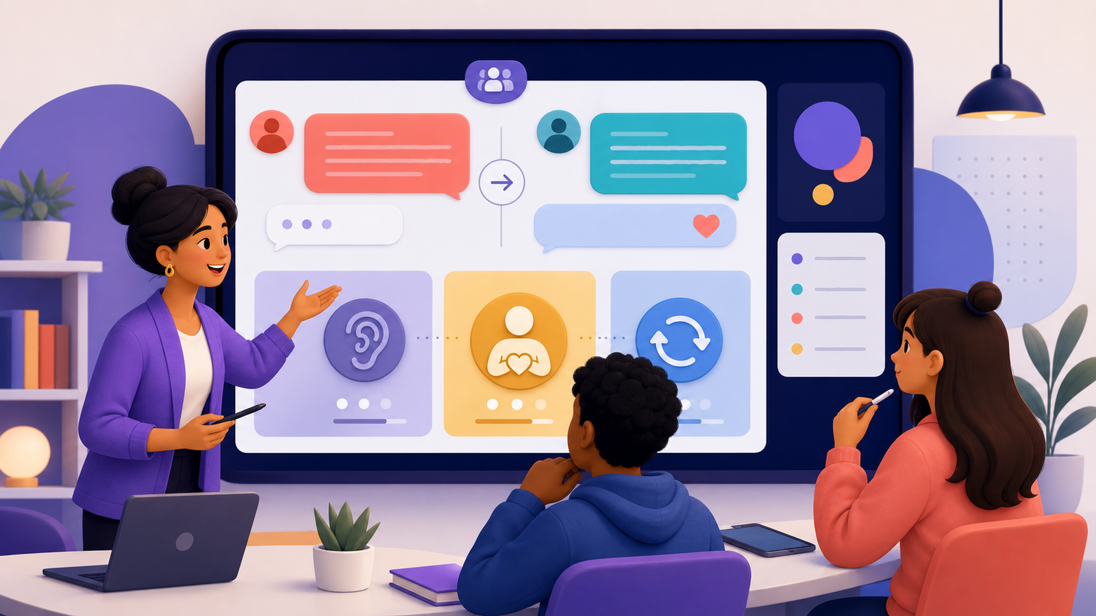 Classroom Role-Play Chat Scenario: Teaching Clear and Respectful Feedback