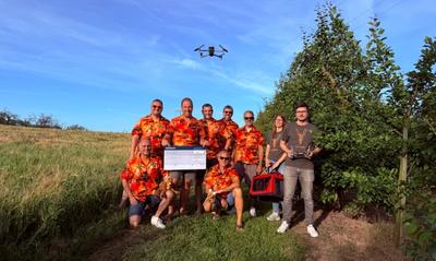 Crazy Boys spenden für Flugmodus 2000 - Rehkitzrettung