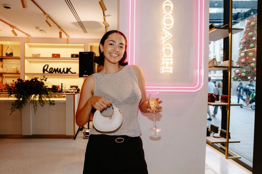 Coach Christmas event in Auckland, guests and the room, event photography by Sonna Studios