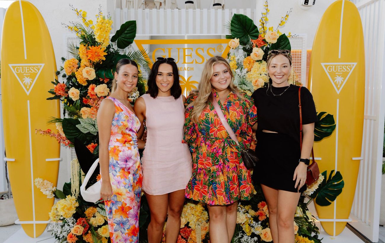 Guess Summer Beach Club in Sydney, guests and the room, event photography by Sonna Studios