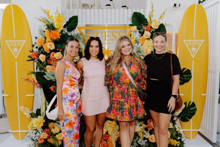 Guess Summer Beach Club in Sydney, guests and the room, event photography by Sonna Studios