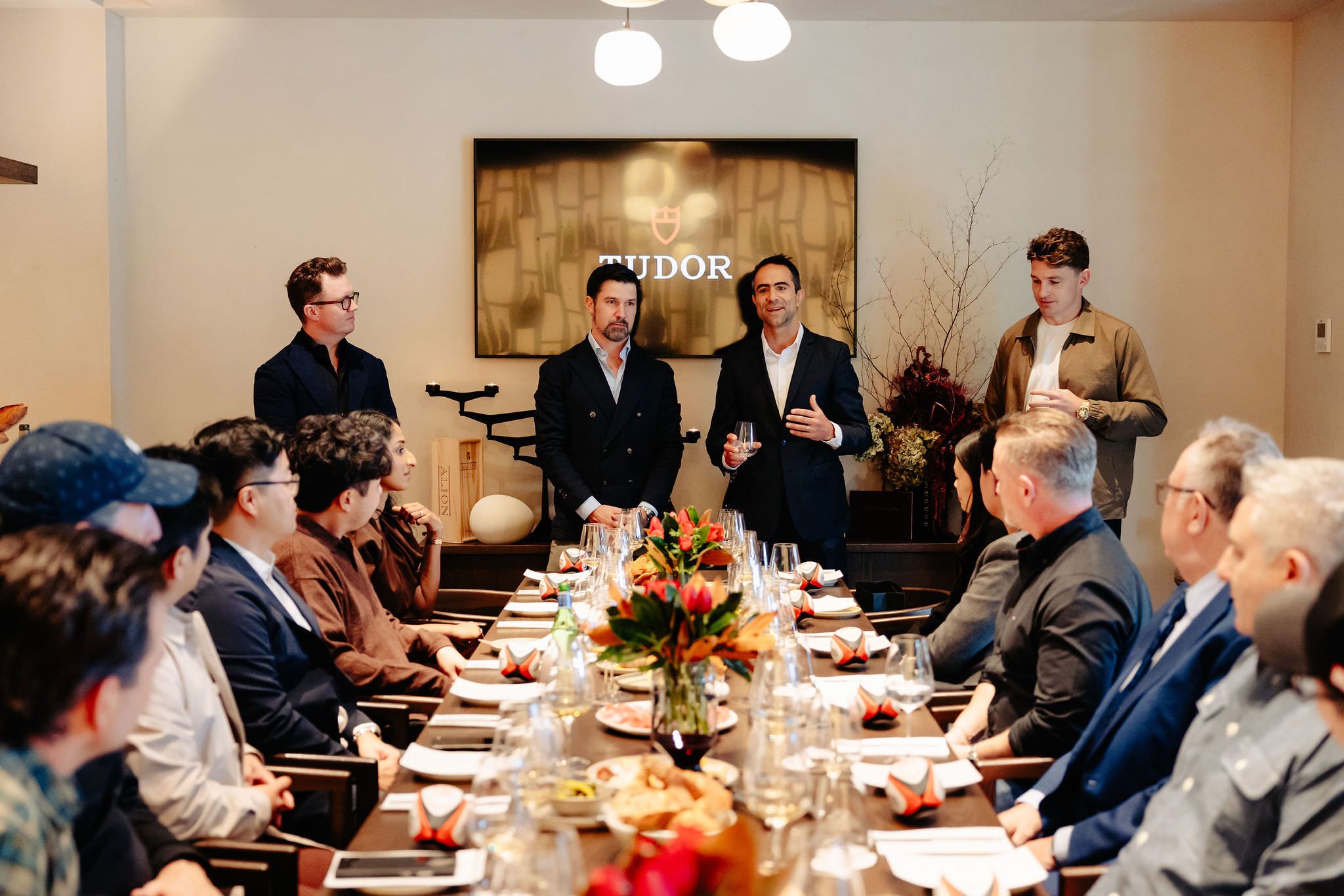Tudor at The Wine Room in Auckland, guests and the room, event photography by Sonna Studios