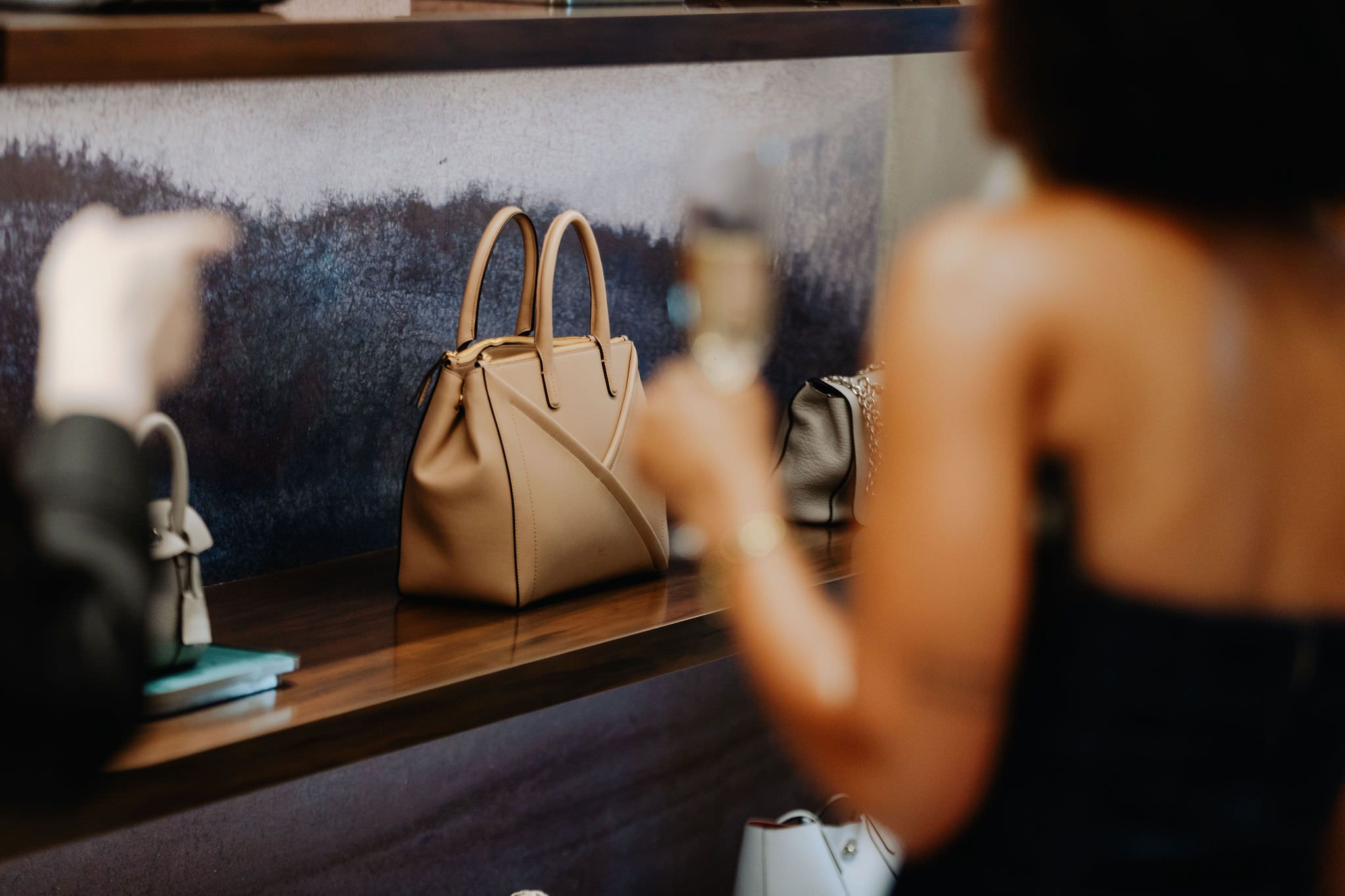 Mulberry event in Auckland, guests and the room, event photography by Sonna Studios