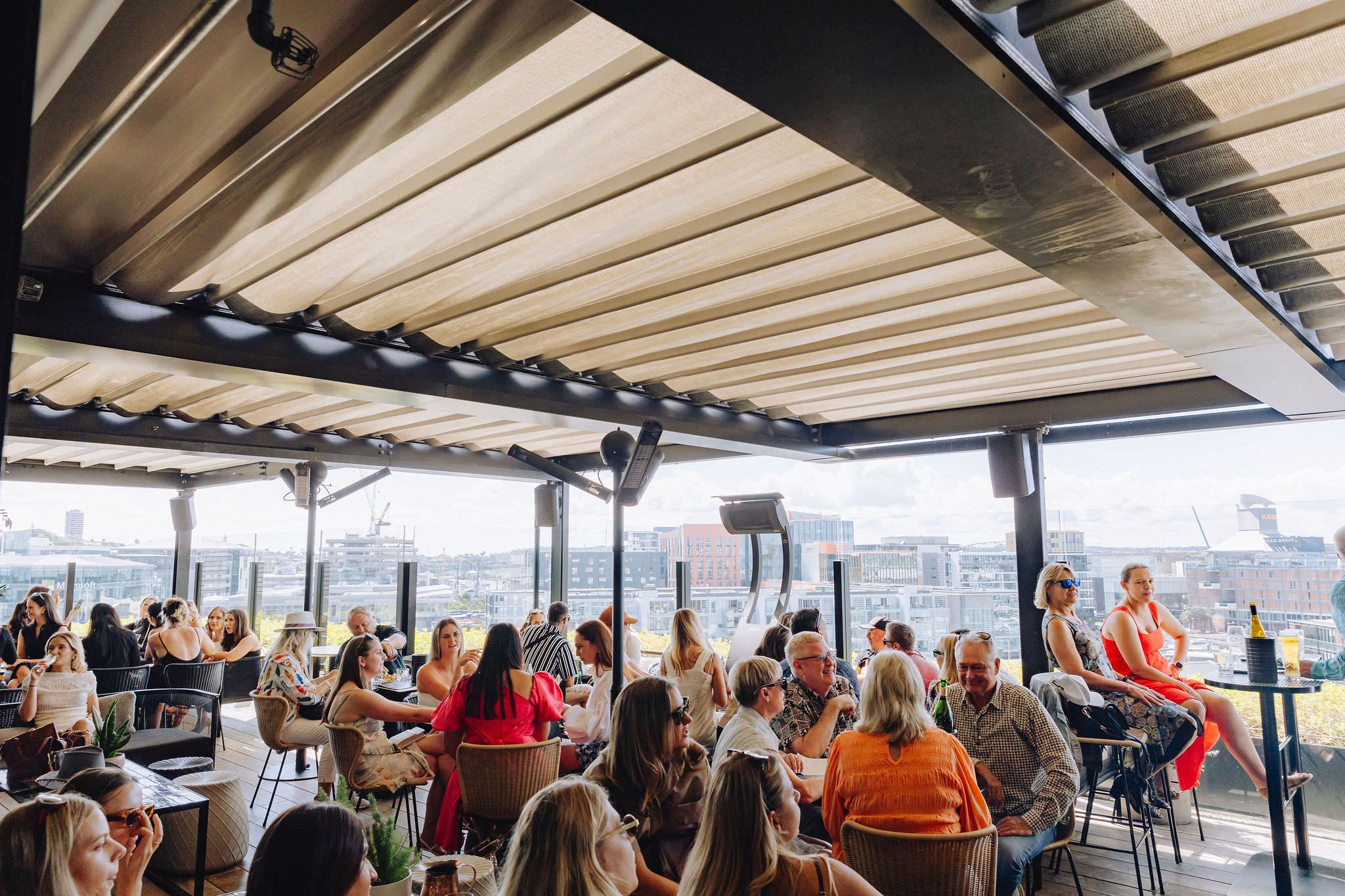 QT x SailGP in Auckland, guests and the room, event photography by Sonna Studios