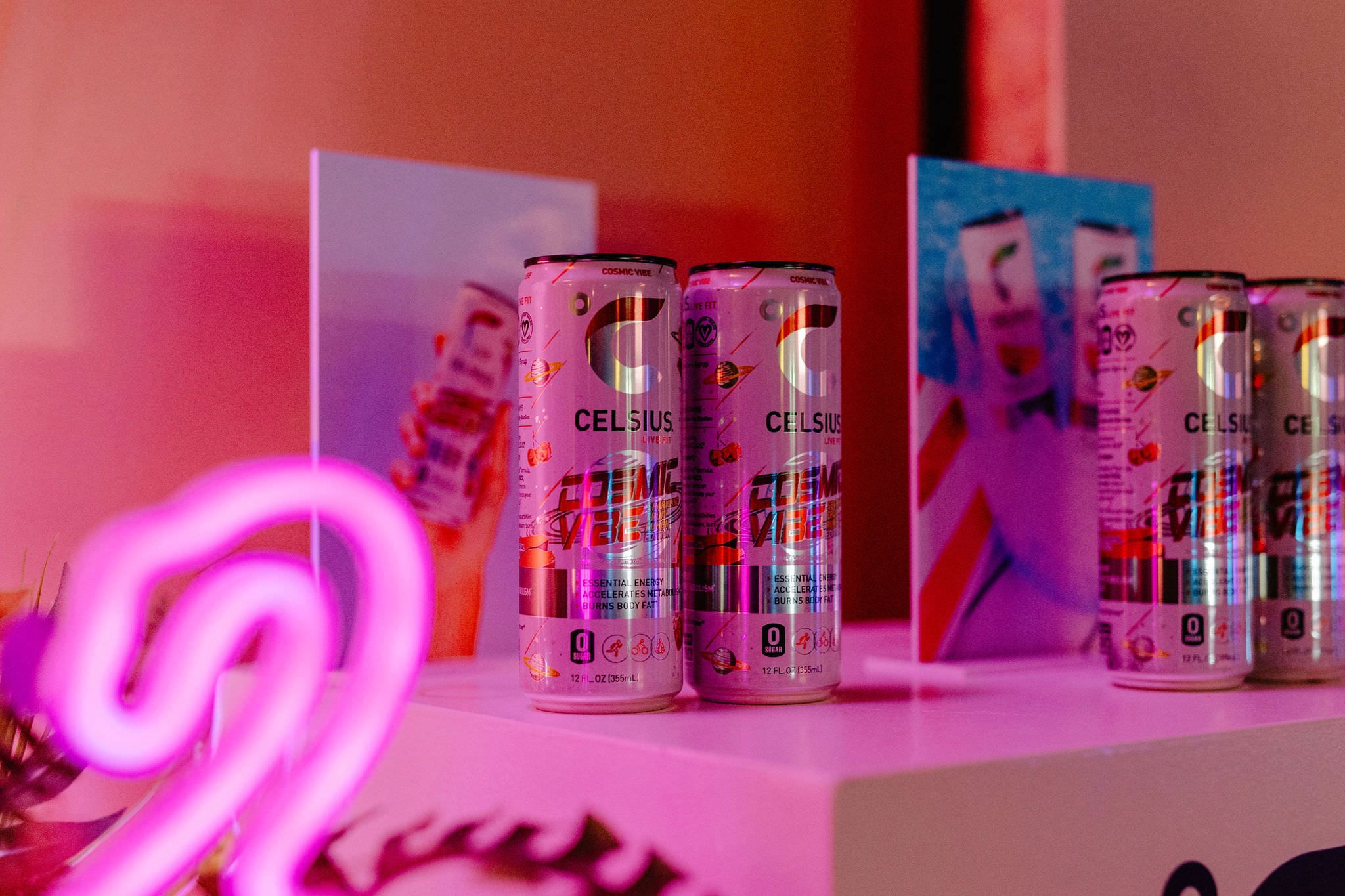 Celsius NZ launch in Auckland, the styling and detail, event photography by Sonna Studios