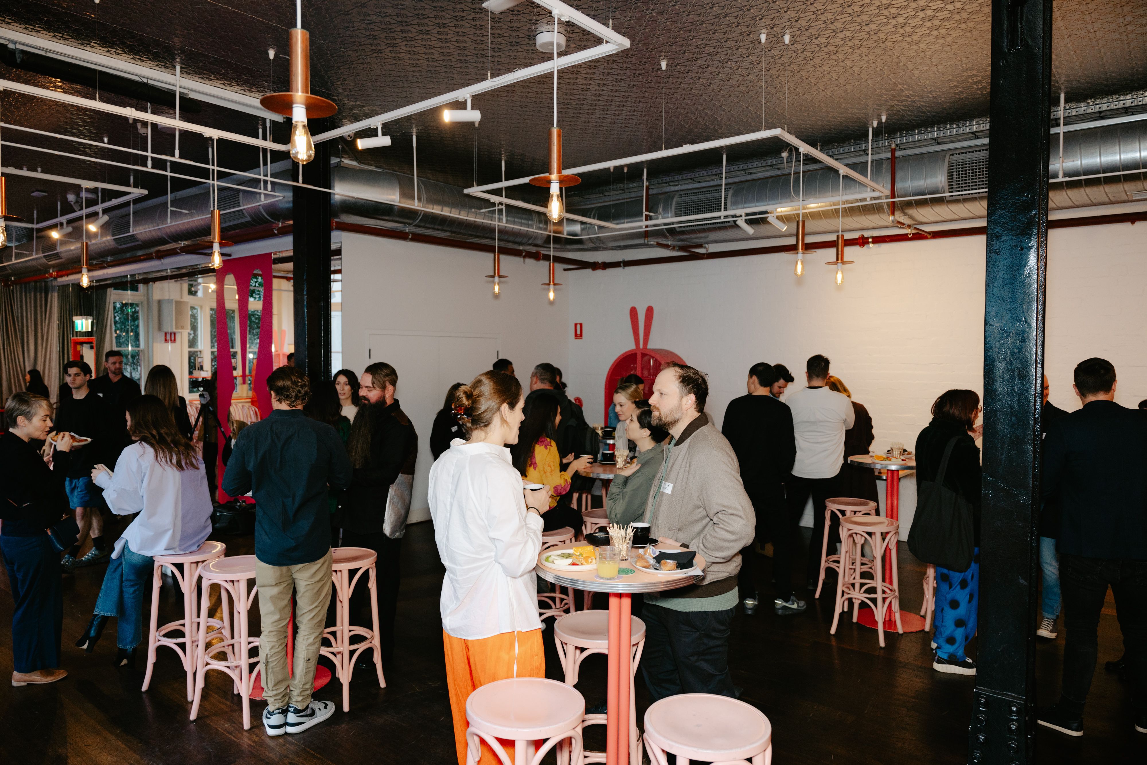 Tracksuit at Chin Chin in Melbourne, guests and the room, event photography by Sonna Studios