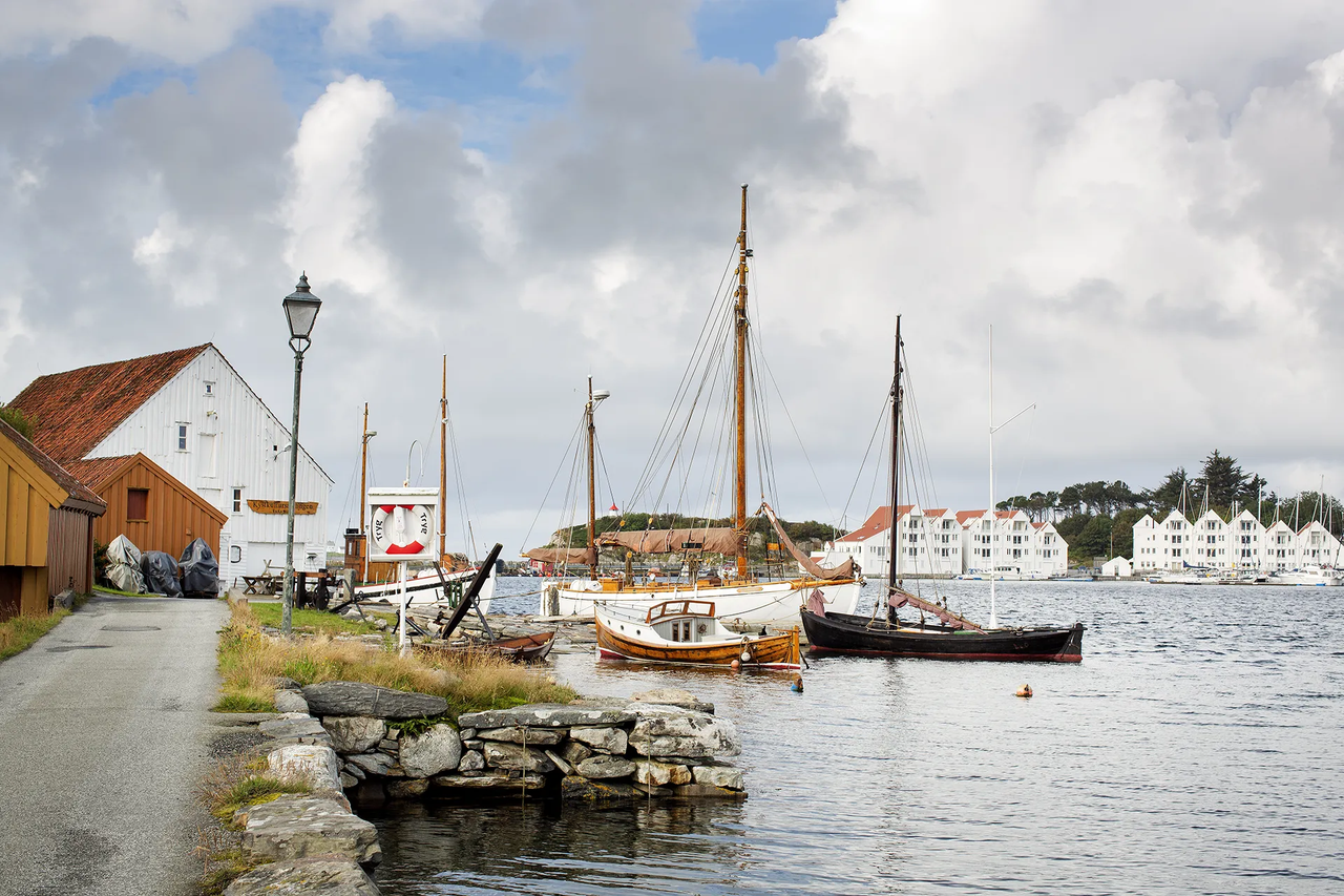 Bilde av Tananger indre havn i Sola kommune