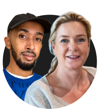 Mustafah Farah & Annabel Mekelenkamp