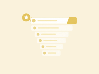Cakewalk field-guide line-art illustration: a ranked leaderboard of ten identity and access management platforms, the top pick filled in gold with a shield check and crowned with a star, on a cream background.