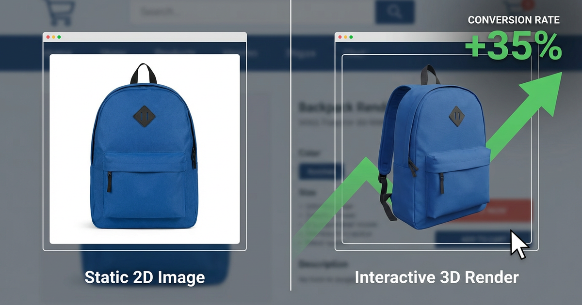 How 3D Products Boost E-commerce Conversion | 3DImages.ai