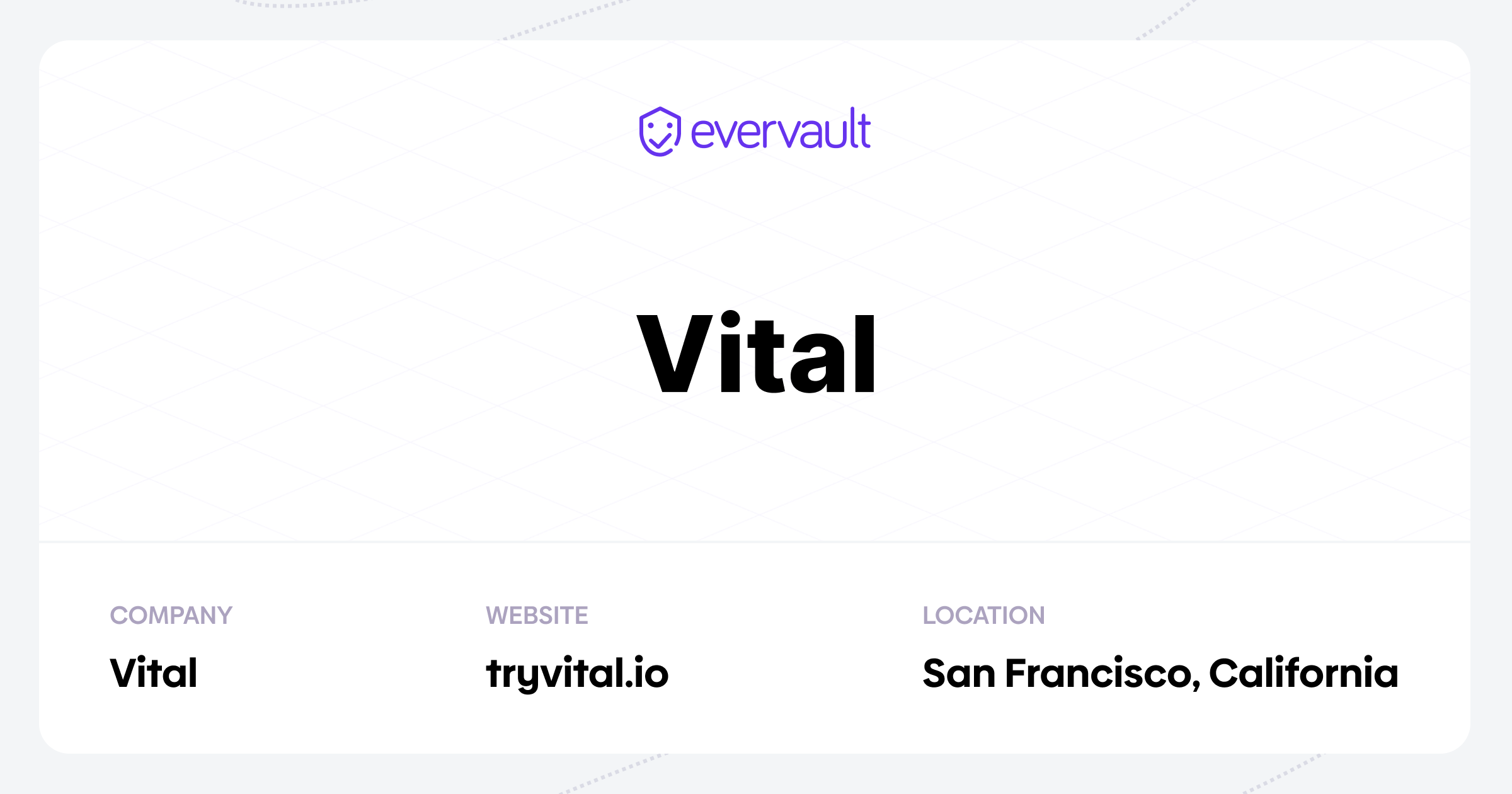 Vital: The simplest API for collecting health data