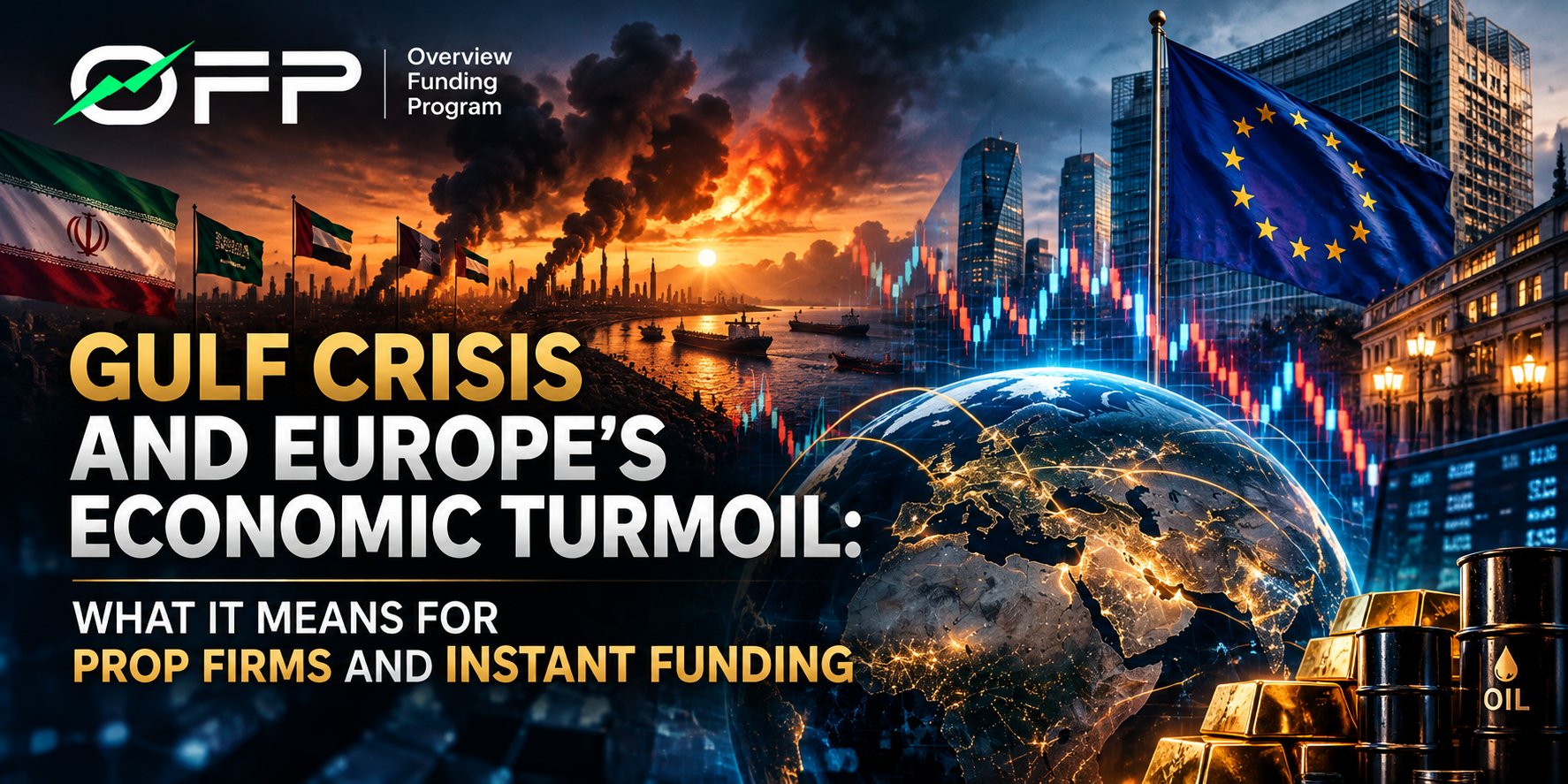 Gulf Crisis and Europe's Economic Turmoil: What It Means for Prop Firms and Instant Funding