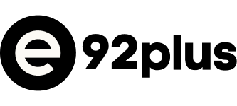 Un logo de interdev security gis morado sobre un fondo negro