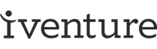 La palabra venture est escrita en negro sobre un fondo negro