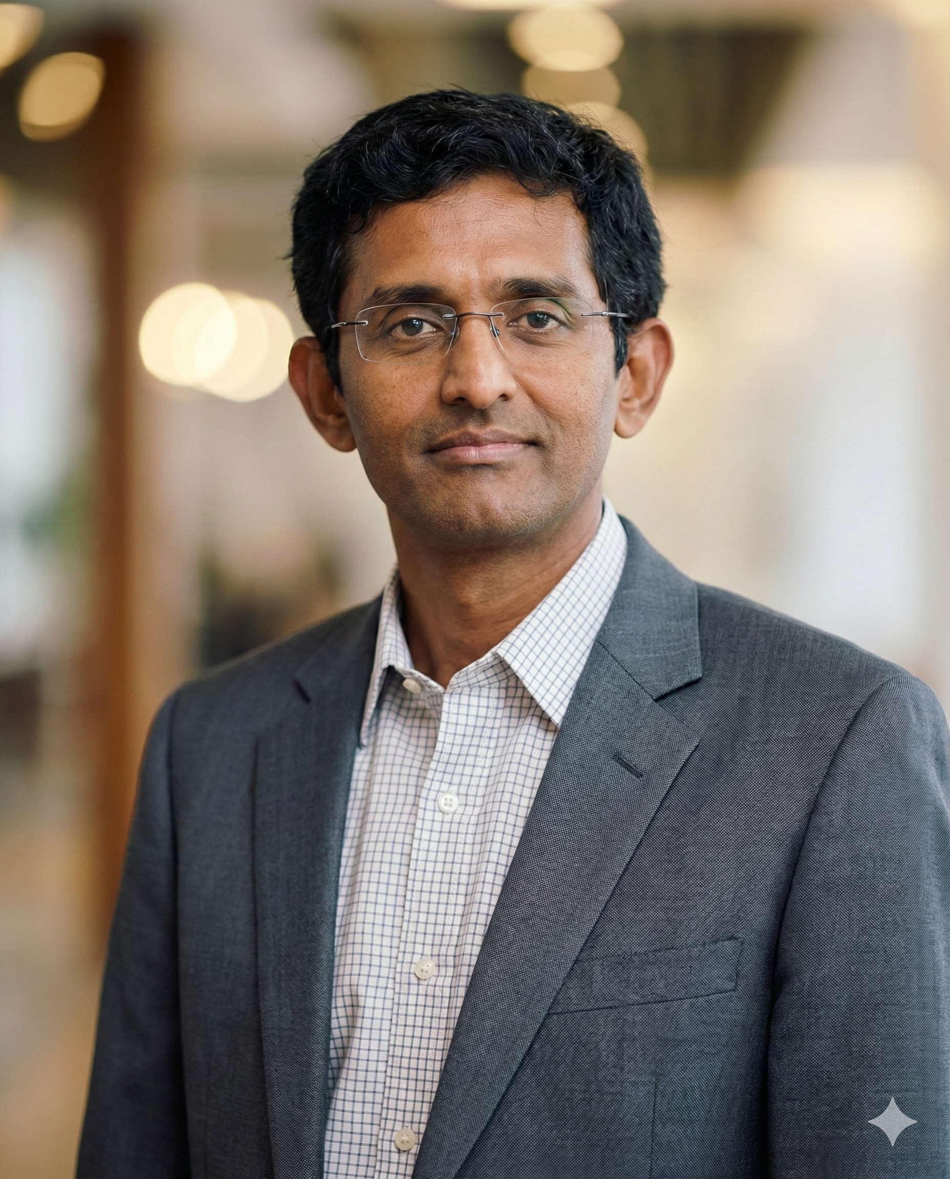 A man in a suit and shirt