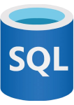 A blue cylinder with the word sql on it