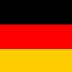 The flag of germany is red black and yellow